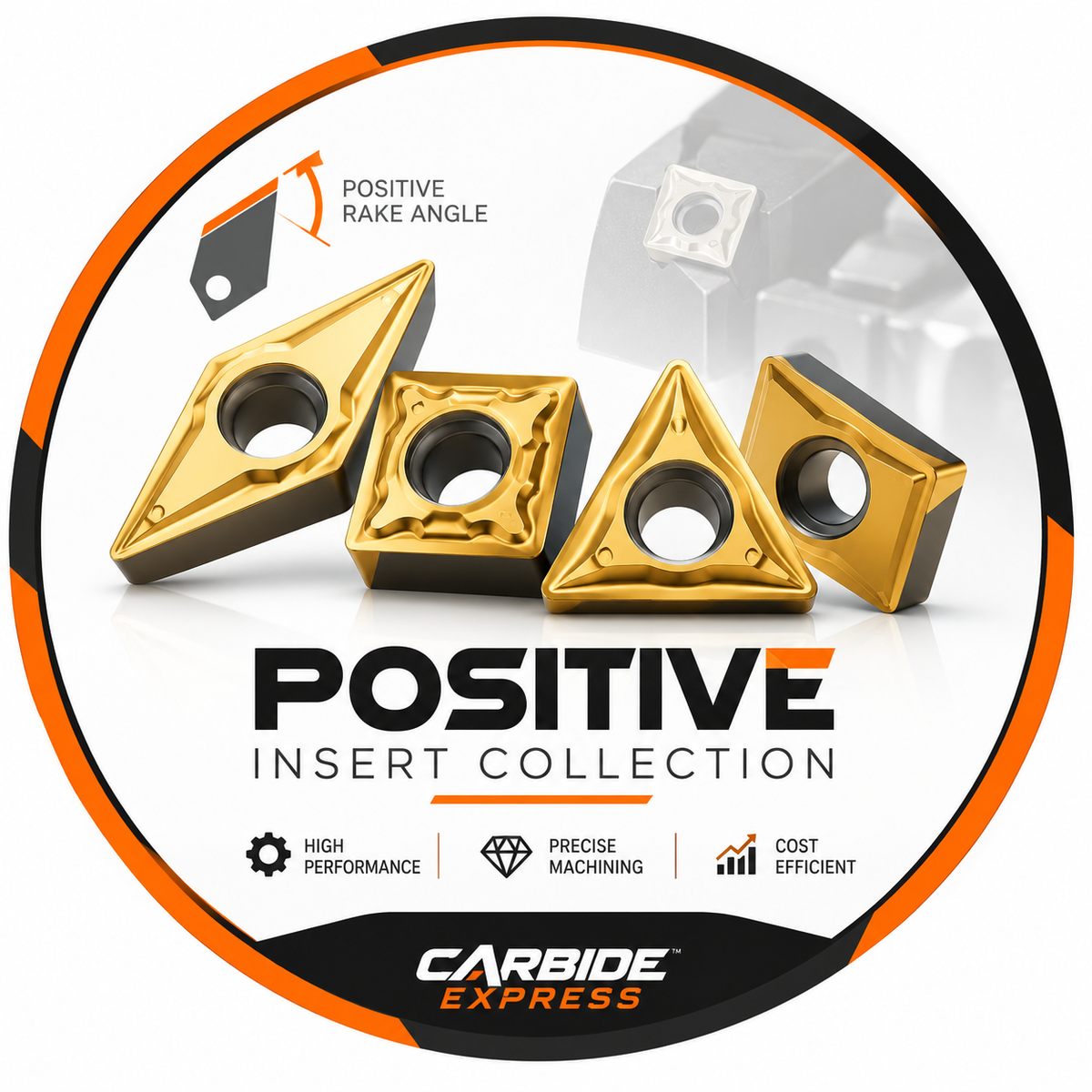 Positive Carbide Inserts for CNC Turning | Carbide Express