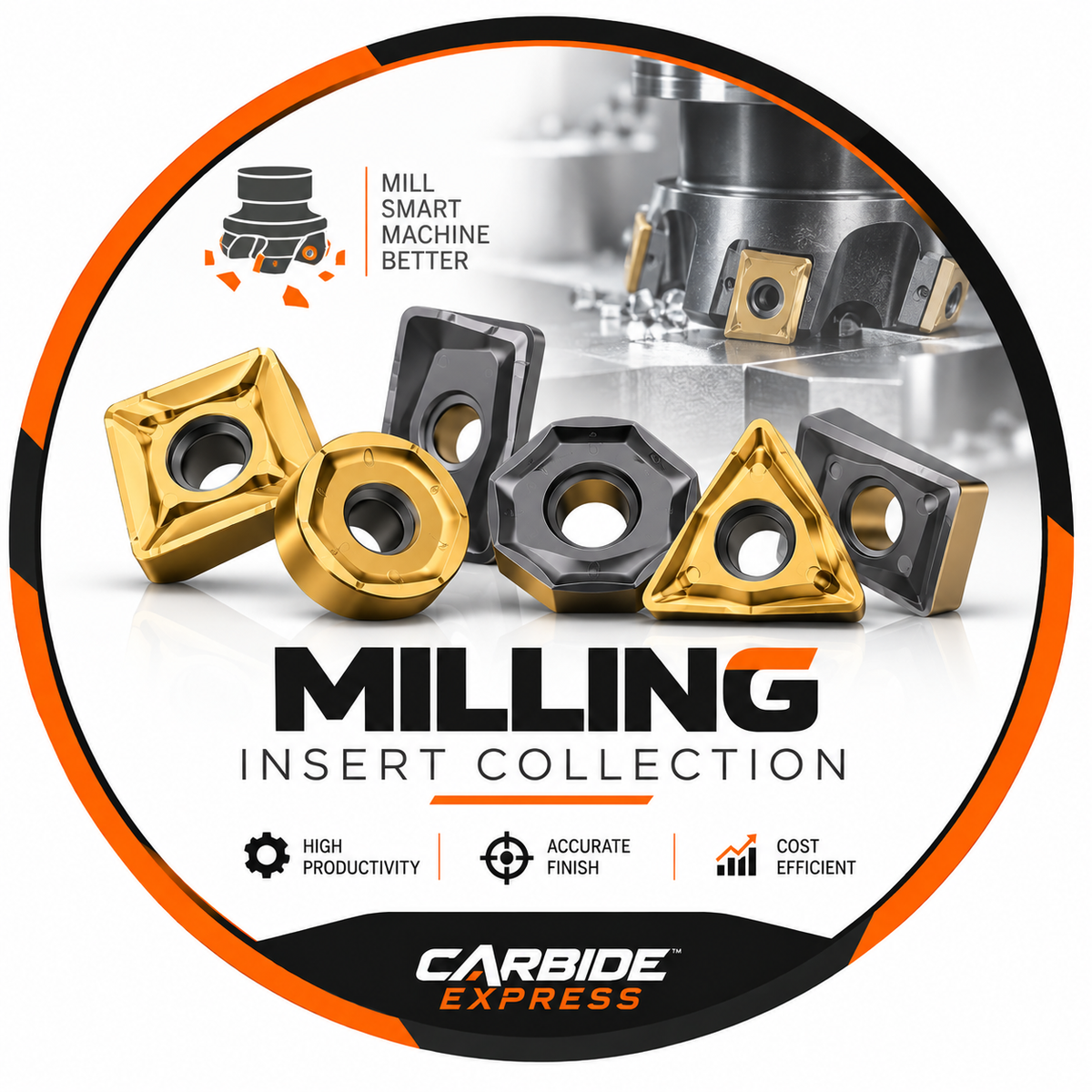 Milling Carbide Inserts for VMC Machines | Carbide Express
