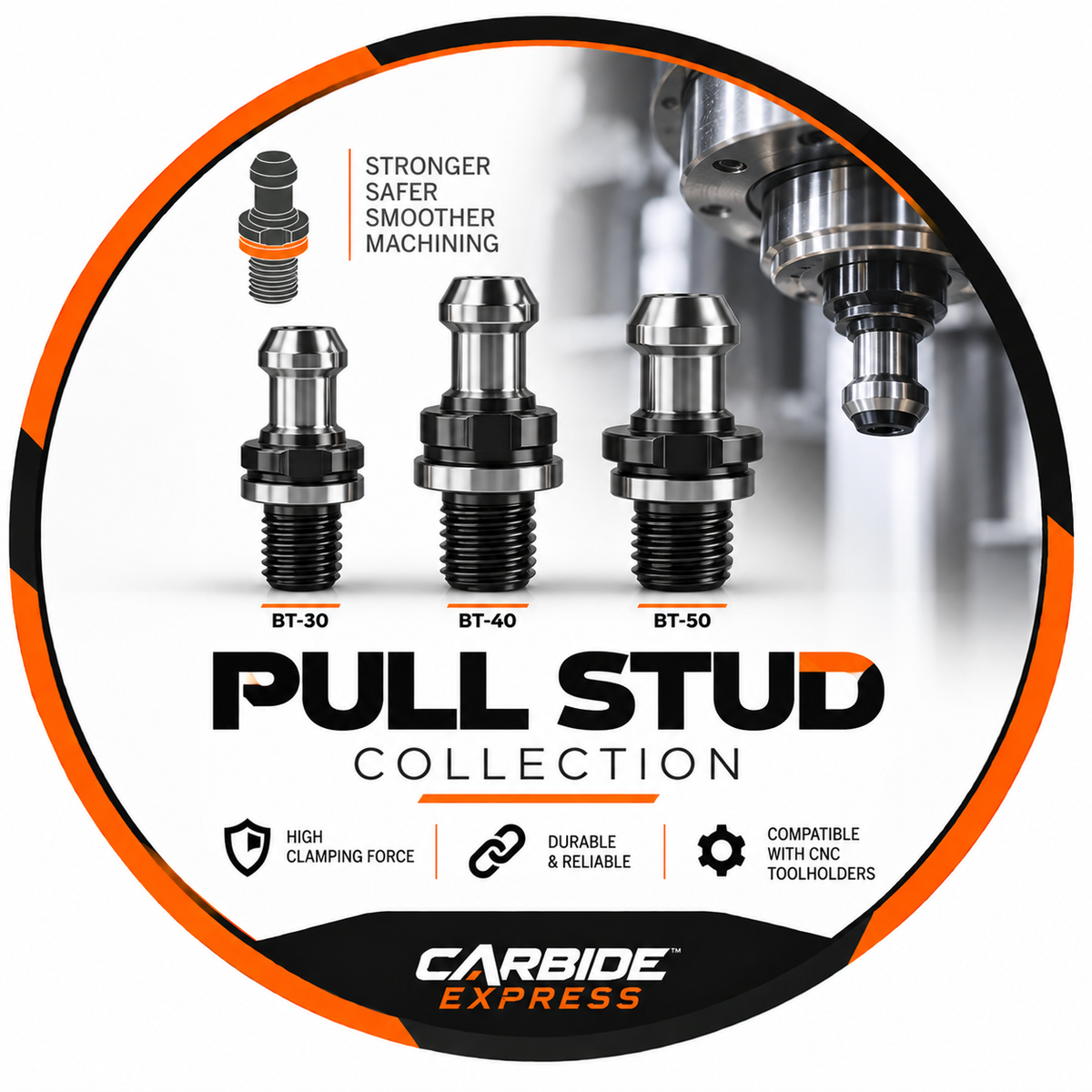 Pull Studs for CNC & VMC Machines | Carbide Express