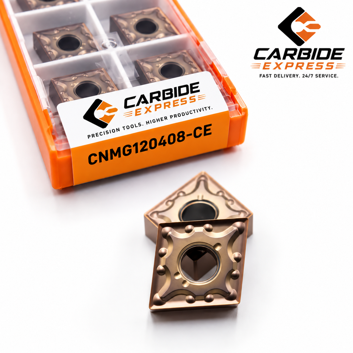 CNMG 120408 CNC Turning Insert | Carbide Express