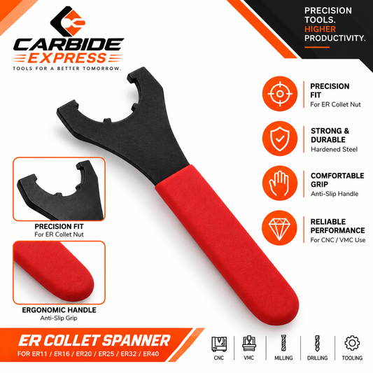 ER40 Spanner Wrench for ER40 Collet Chuck Nut | Carbide Express