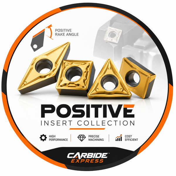 Positive Carbide Inserts for CNC Turning | Carbide Express