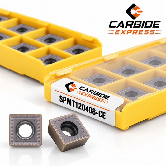 SPMT 120408 Carbide Milling Insert | Carbide Express (10 pc)